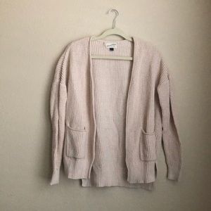 Off white knit cardigan size small